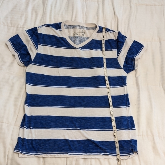 Ditch Plains striped V-neck shirt size Large - Picture 4 of 5